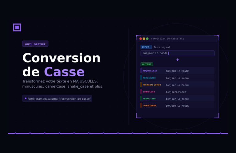 Conversion de Casse