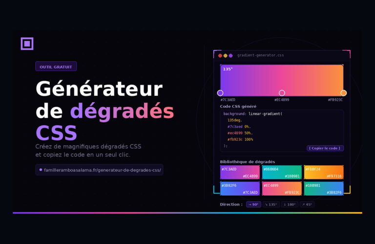 Générateur de dégradés CSS